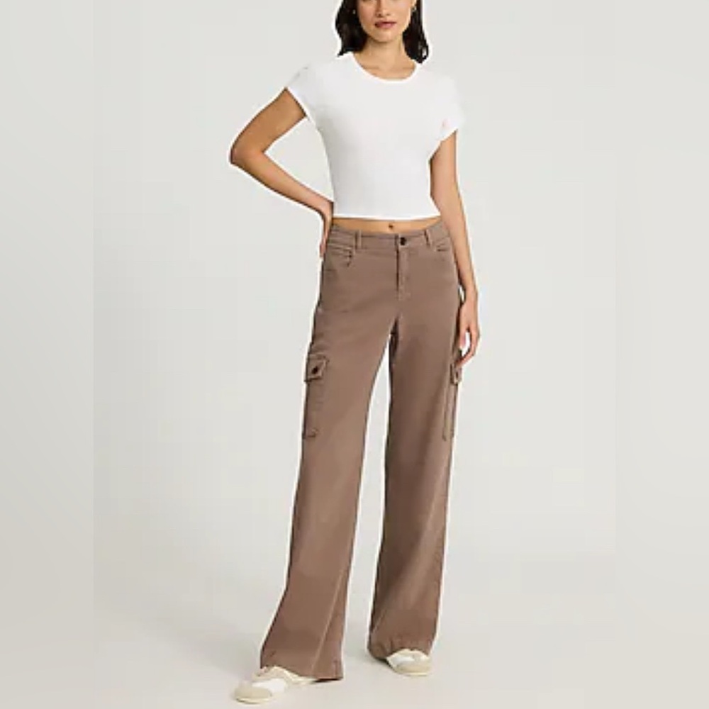 Express Women’s Trouser Mid Rise Size 10R Color Brown